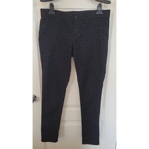 Women's WHBM Black Noir Polka Dot Pants